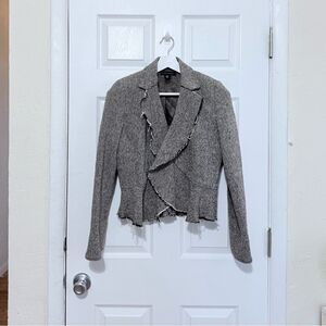 Banana Republic Gray Textured Women's Blazer